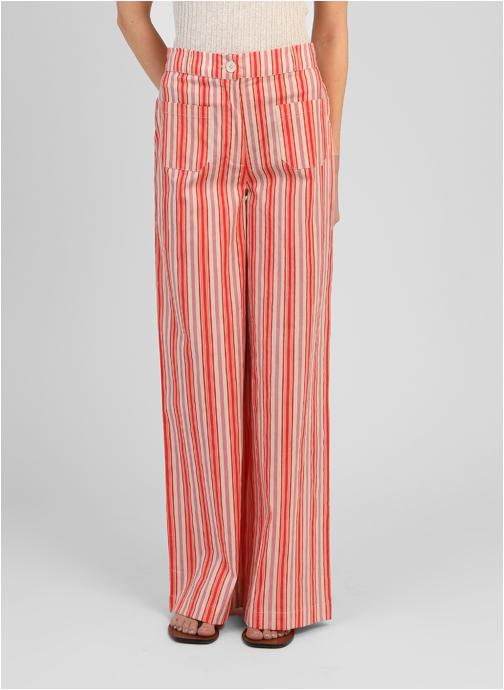 An'ge Pantalons droit PANTALON ROSINA rouge femme rouge