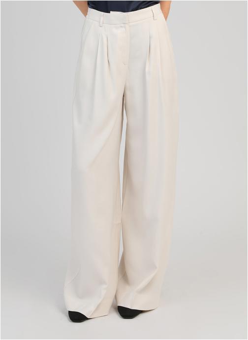 An'ge Pantalons droit PANTALON PEPY ecru femme blanc