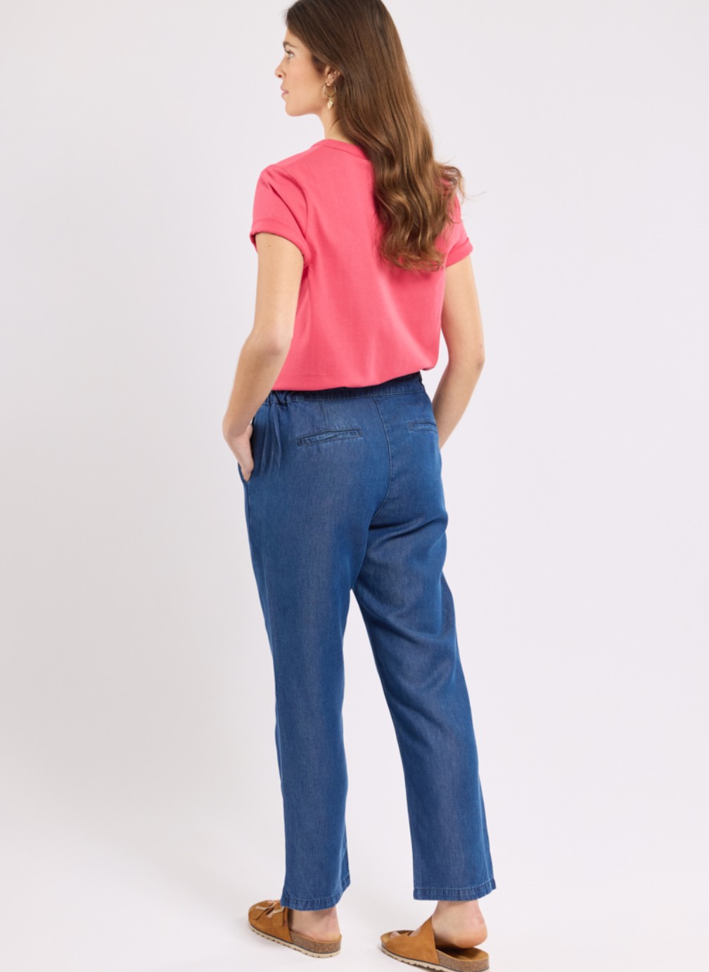 Pantalons droit Pantalon 39941 jean bleu moyen femme bleu Armor Lux Pantalons droit Pantalon 39941 jean bleu moyen femme bleu Jean stone