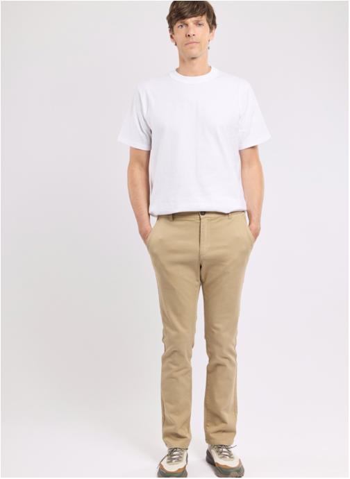 Bermudes Pantalons droits Chino Deck robusta homme beige
