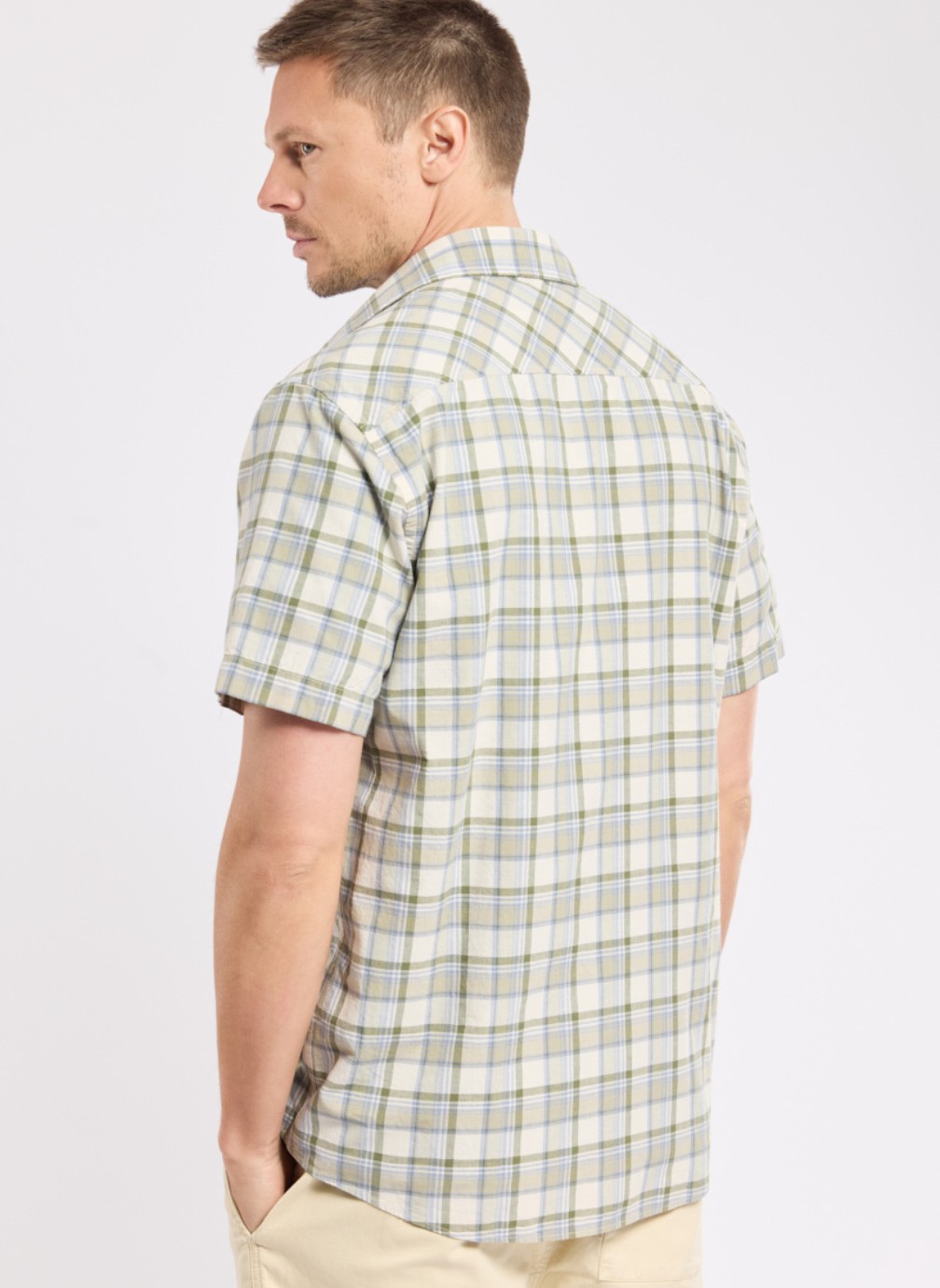 Chemises Chemise 75877 carreaux ivy/waterfall homme multicolore Armor Lux Chemises Chemise 75877 carreaux ivy/waterfall homme multicolore Multicouleur