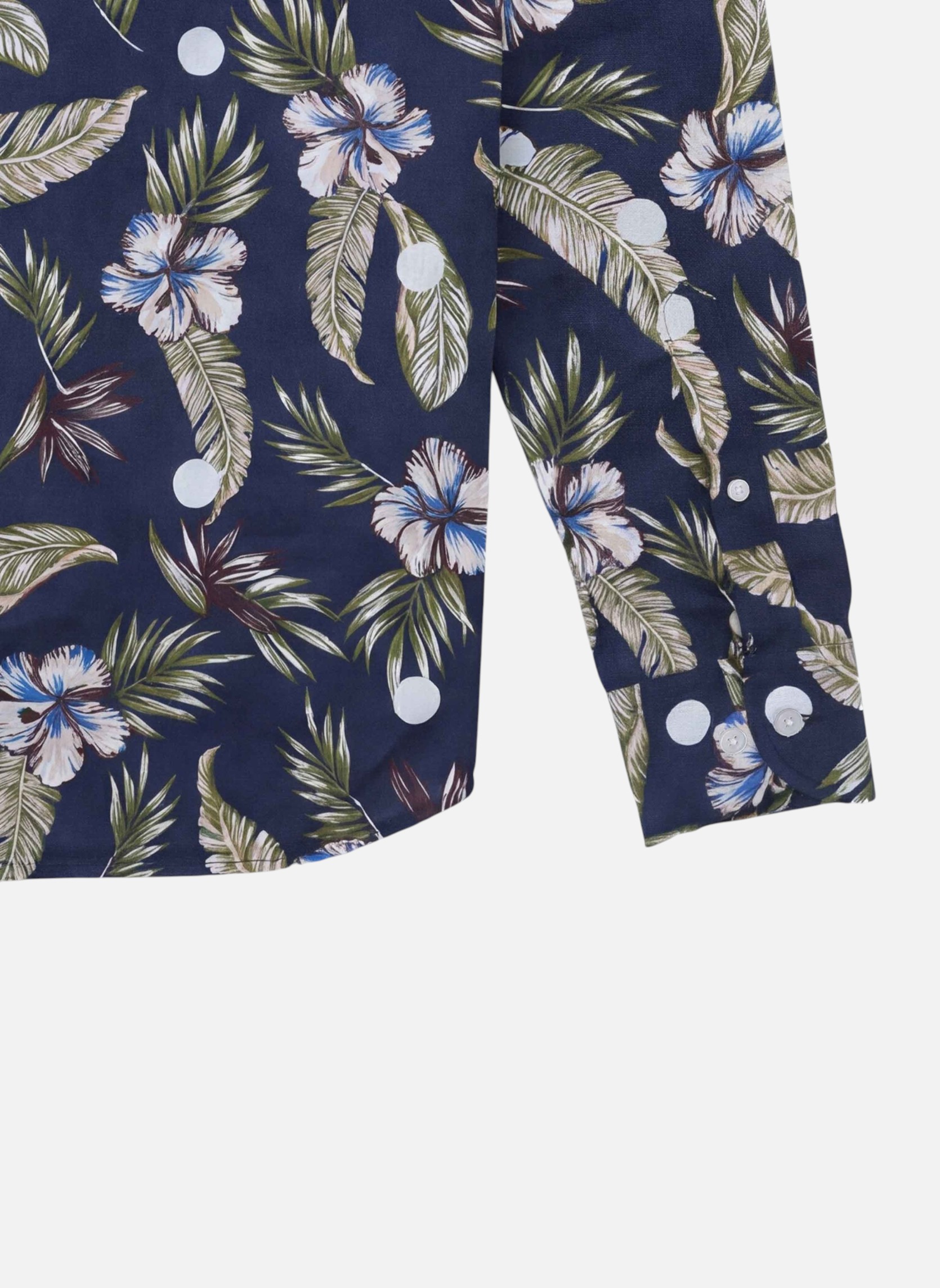 Chemises Chemise ML homme bleu Serge Blanco Chemises Chemise ML homme bleu Bleu foncé