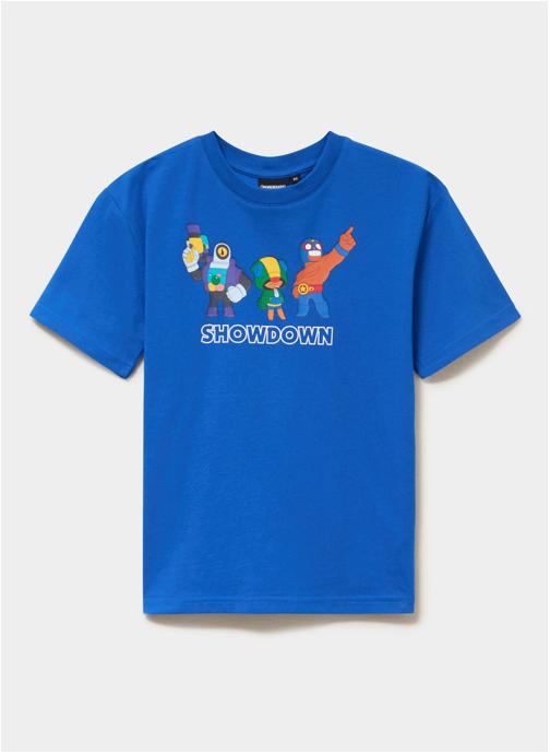 BRAWL STARS Tee-shirts FU_FULBERT_BRAWLSTARS garçon bleu