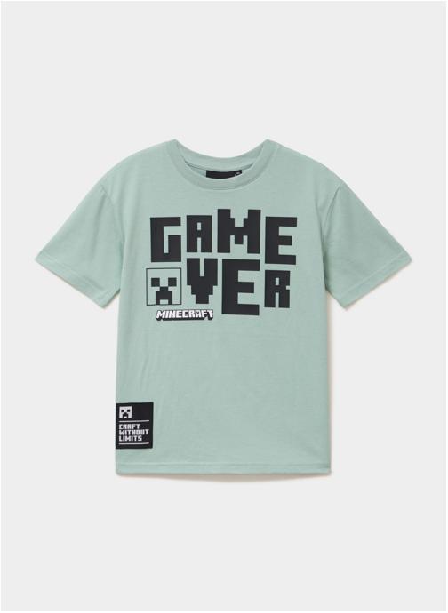 Minecraft Tee-shirts FU_FLORIAN_MINECRAFT garçon vert