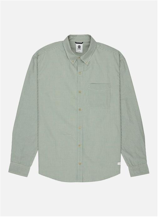 Element Chemises Button Down Regular Poplin homme vert