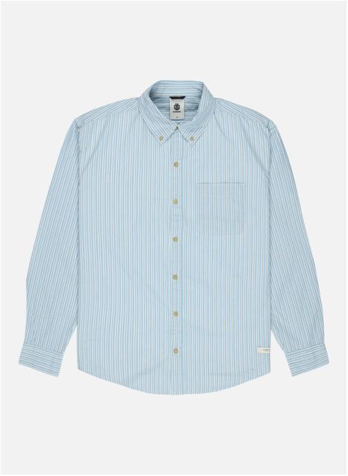 Element Chemises Button Down Regular Poplin homme bleu