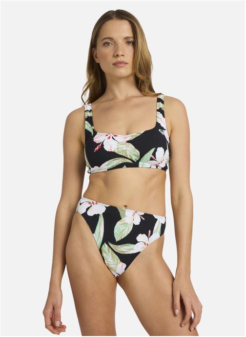 Roxy Hauts de maillot balconnet Printed Essentials Bralette femme noir