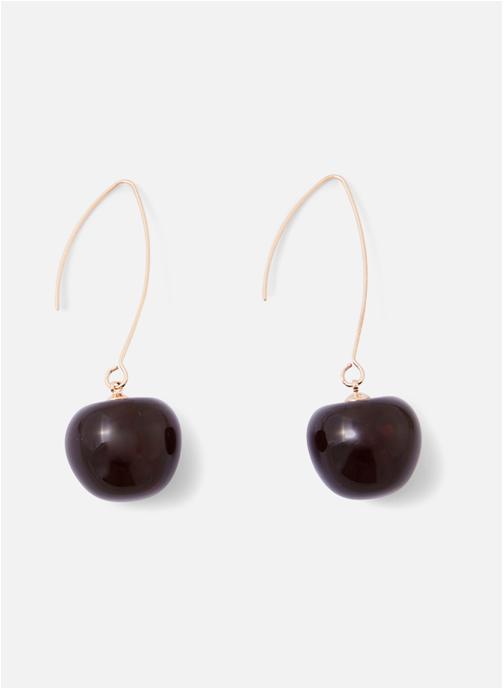 Balaboosté Boucles d'oreilles femme rouge
