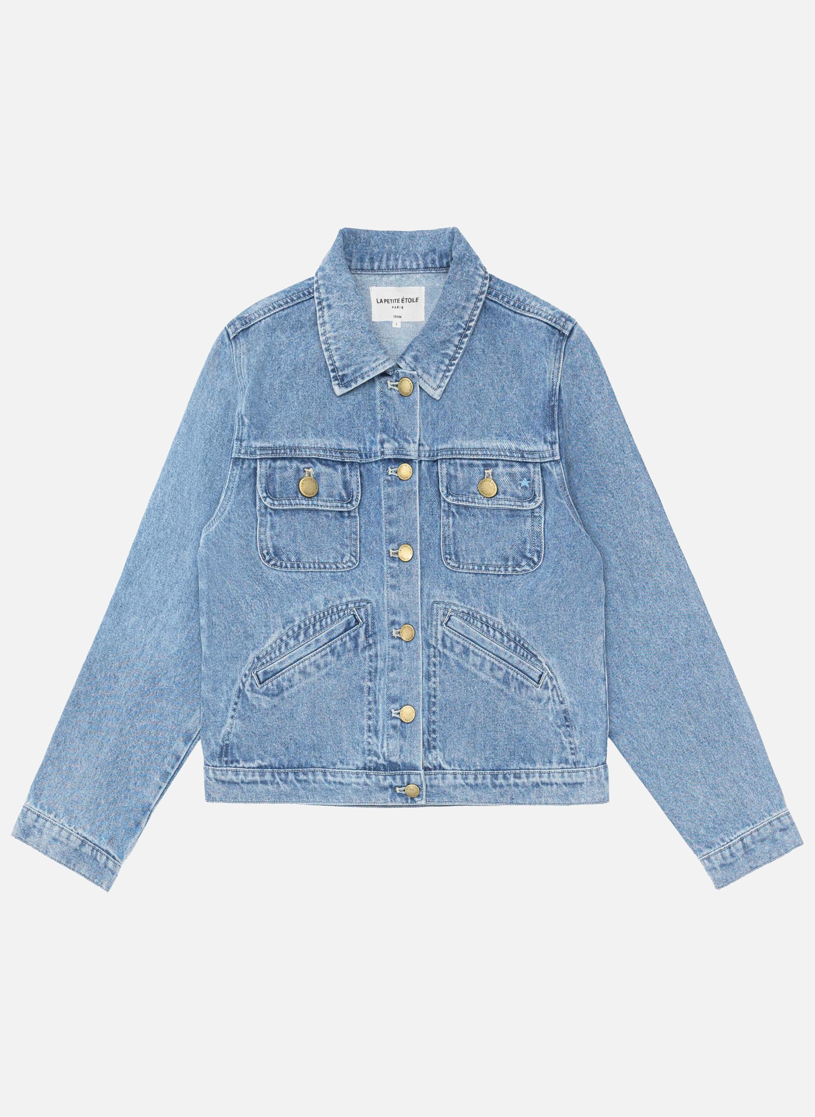 Vestes Veste - NELSON - 84-marble Wash femme bleu La Petite Etoile Vestes Veste - NELSON - 84-marble Wash femme bleu Bleu