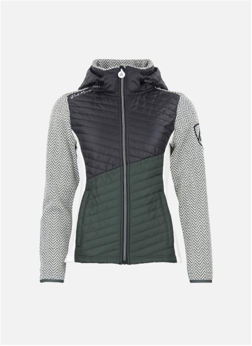 Peak Mountain Vestes polaires Blouson polaire AMIR KAKI/NOIR femme vert
