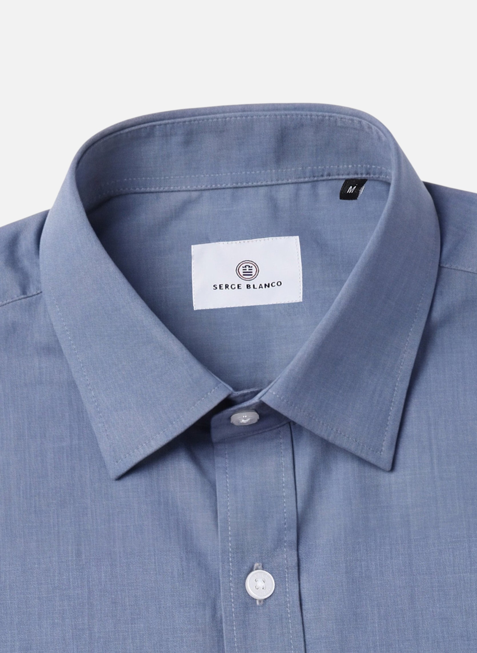 Chemises Chemise ML homme bleu Serge Blanco Chemises Chemise ML homme bleu Bleu denim