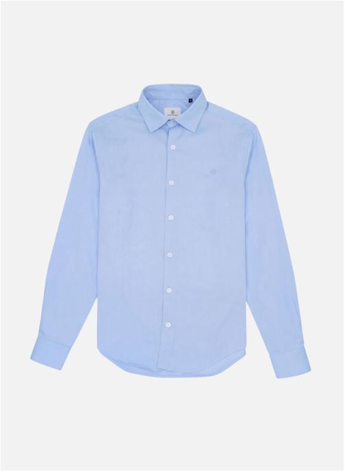 Serge Blanco Chemises Chemise ML homme bleu