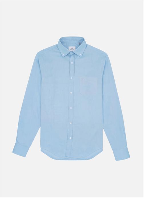 Serge Blanco Chemises Chemise ML homme bleu