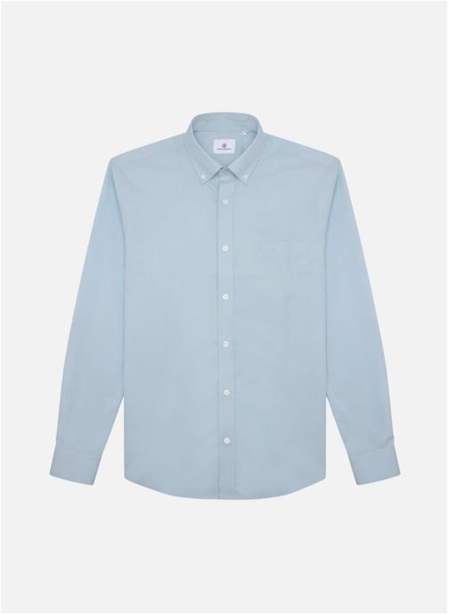 Serge Blanco Chemises Chemise ML homme bleu