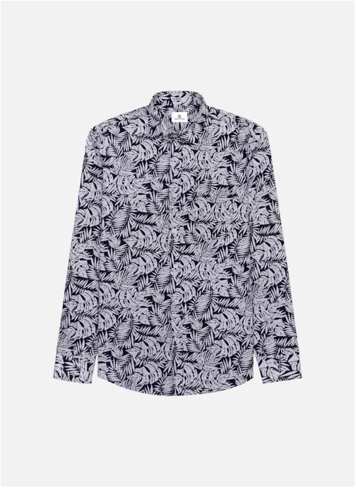 Serge Blanco Chemises Chemise ML homme bleu