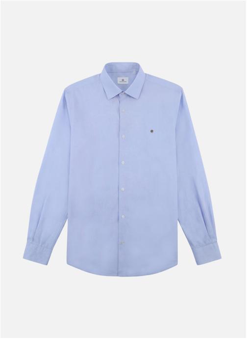 Serge Blanco Chemises Chemise ML homme bleu