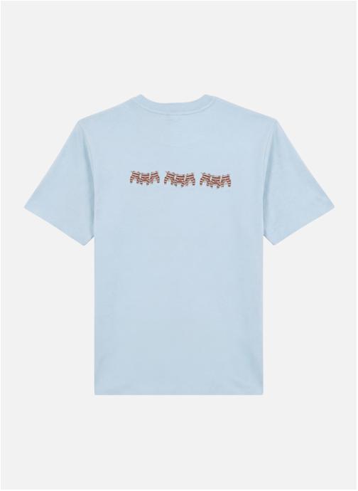 Serge Blanco Tee-shirts Theo homme bleu