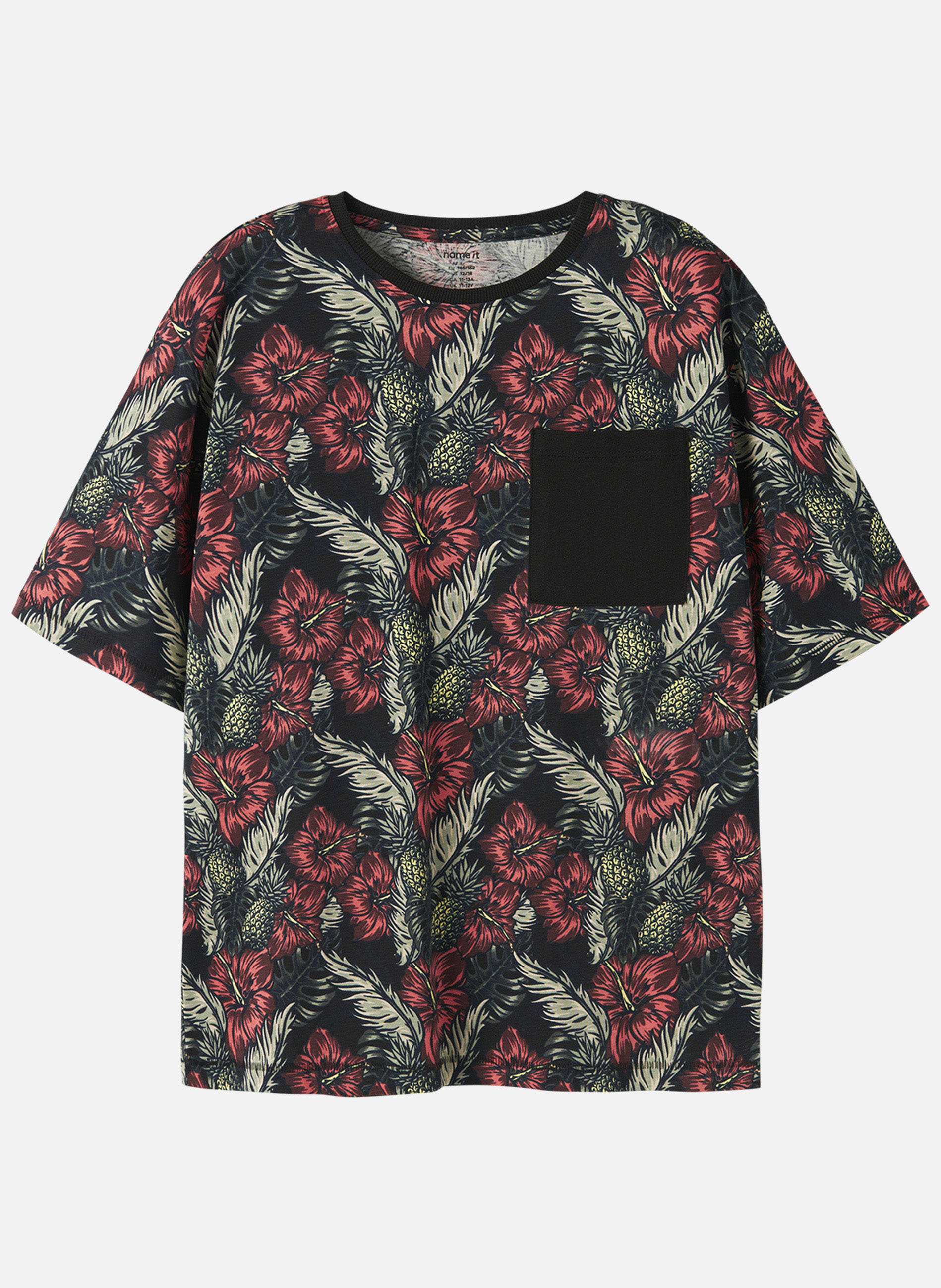Tee-shirts T-shirt coton biologique col rond droit - 13254320 garçon noir Name it Tee-shirts T-shirt coton biologique col rond droit - 13254320 garçon noir Noir