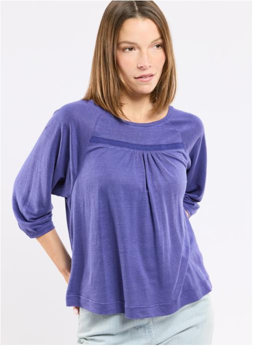 Terre & Mer Tee-shirts T-shirt T8148 navy blue femme bleu