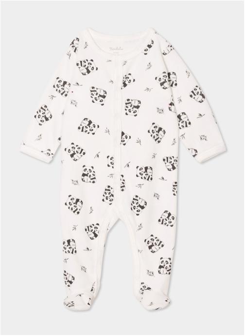 KIMBALOO Gigoteuses Pyjama, dors bien - KIM1_DBDEV_VEL_BABYPANDA garçon blanc