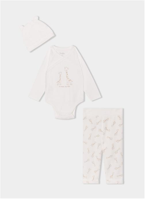 KIMBALOO Ensembles Ensemble - KIM1_ENSEMBLE_GIRAFE fille blanc