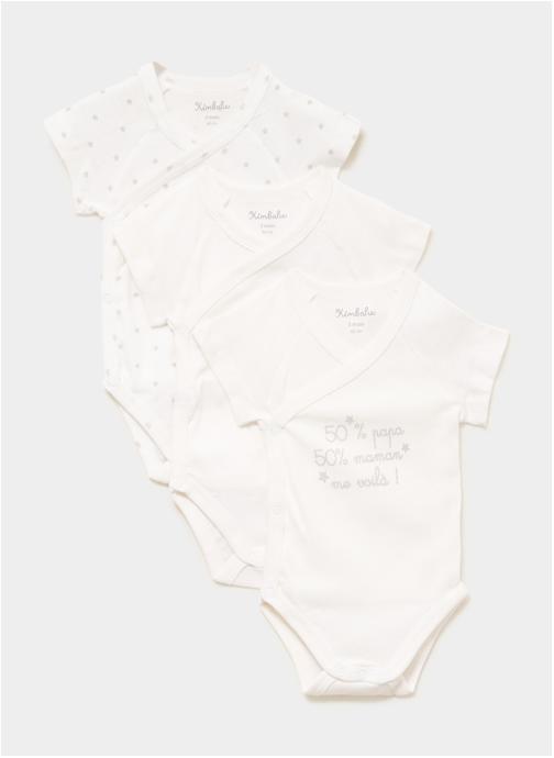 KIMBALOO Sous-vêtements Body - KIM1_BODYMCX3_X_ETOILE fille blanc