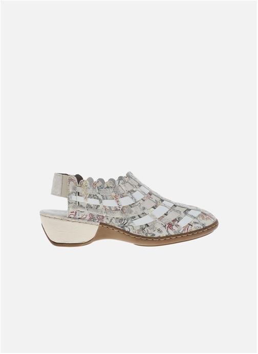 Rieker Escarpins Escarpins cuir talon compensé femme blanc