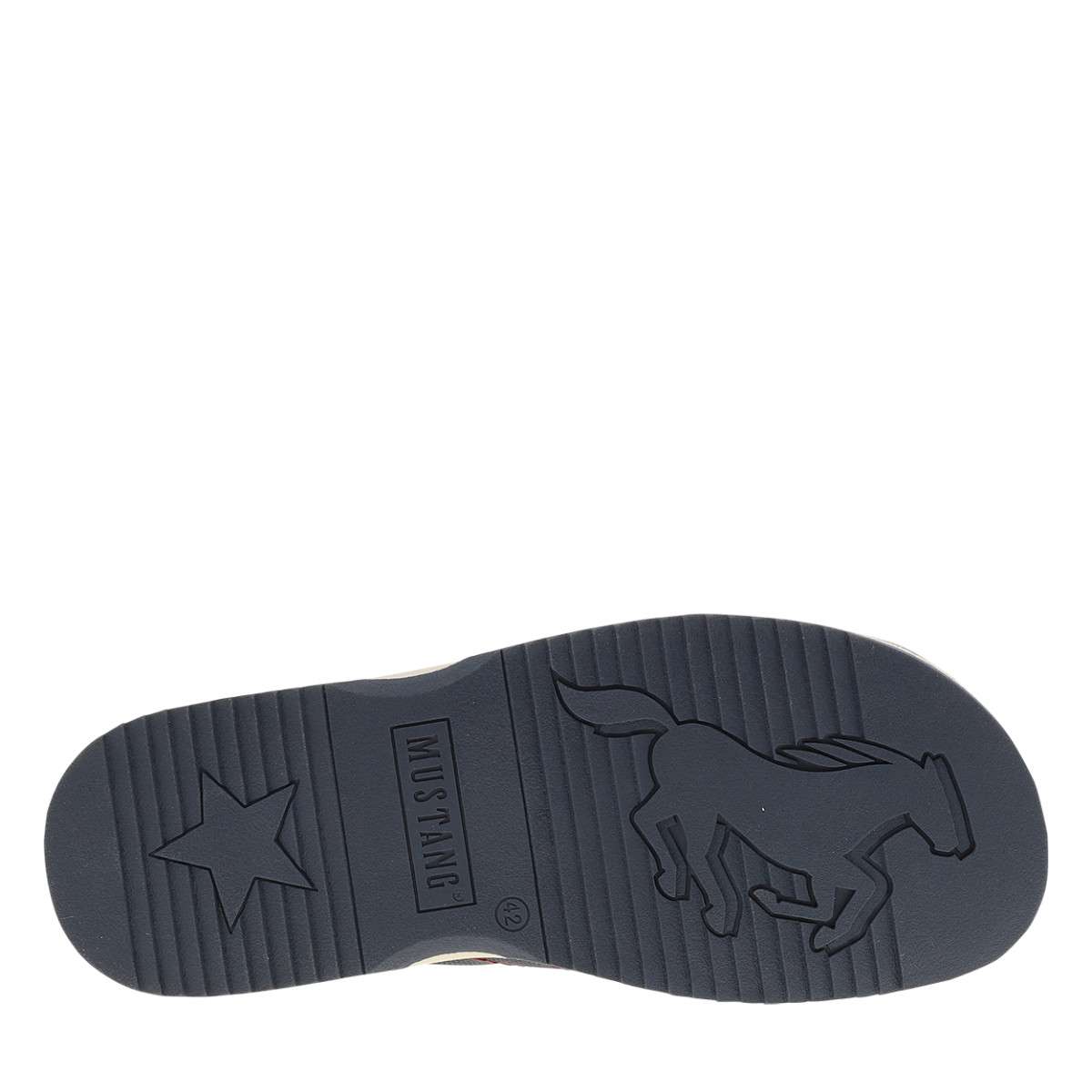 Mules Mules talon plat homme bleu MUSTANG Mules Mules talon plat homme bleu Bleu