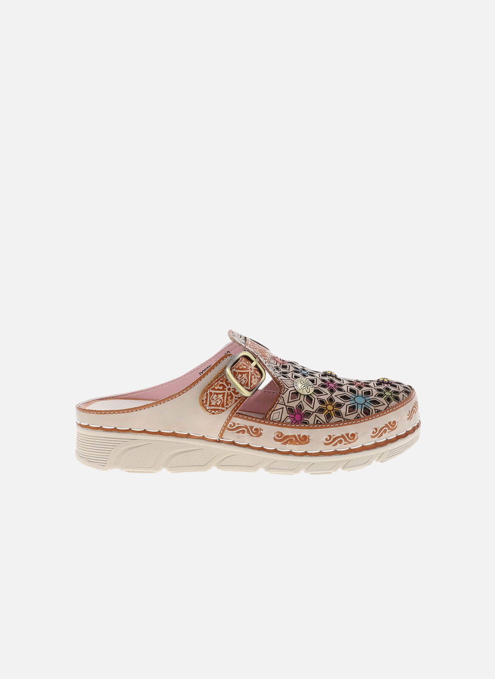 Mules Mules cuir talon plat femme marron Laura Vita Mules Mules cuir talon plat femme marron Marron