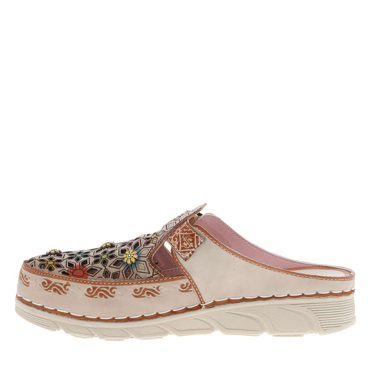 Mules Mules cuir talon plat femme marron Laura Vita Mules Mules cuir talon plat femme marron Marron