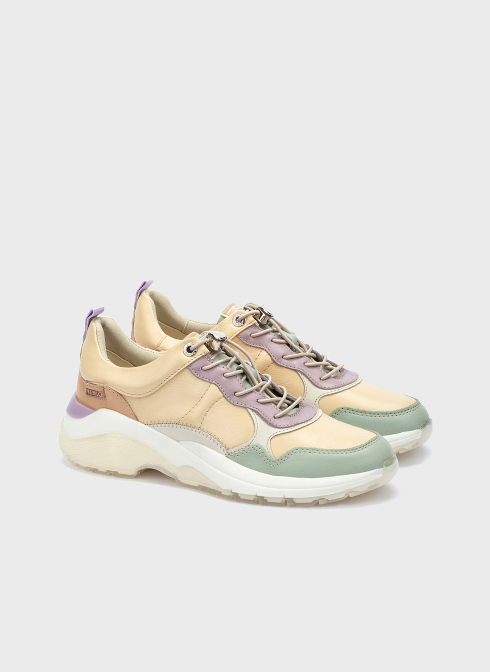 Baskets basses NERJA femme vert Pikolinos Baskets basses NERJA femme vert Vert foncé