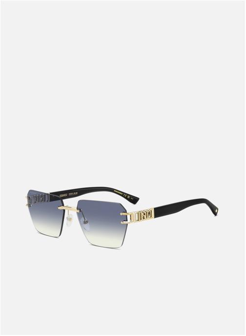 Dsquared2 Lunettes de soleil homme or et bronze
