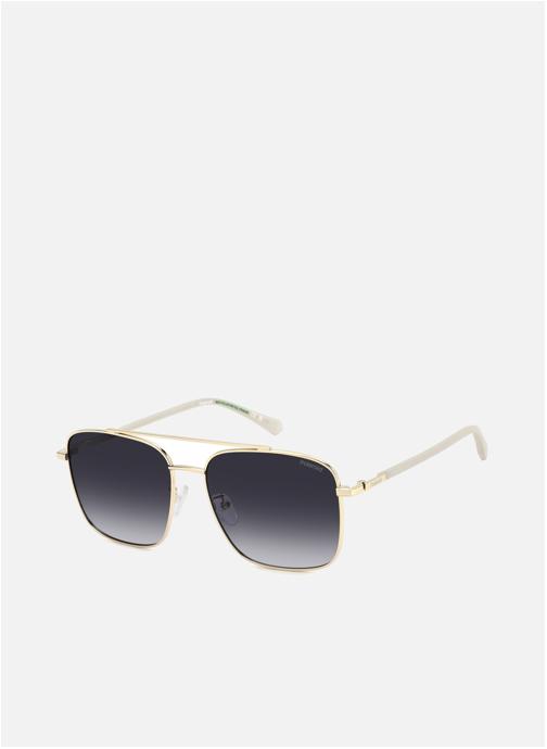 Polaroid Lunettes de soleil homme or et bronze