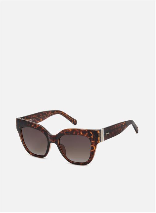 Fossil Lunettes de soleil femme marron