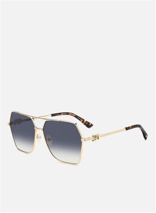 Dsquared2 Lunettes de soleil femme or et bronze
