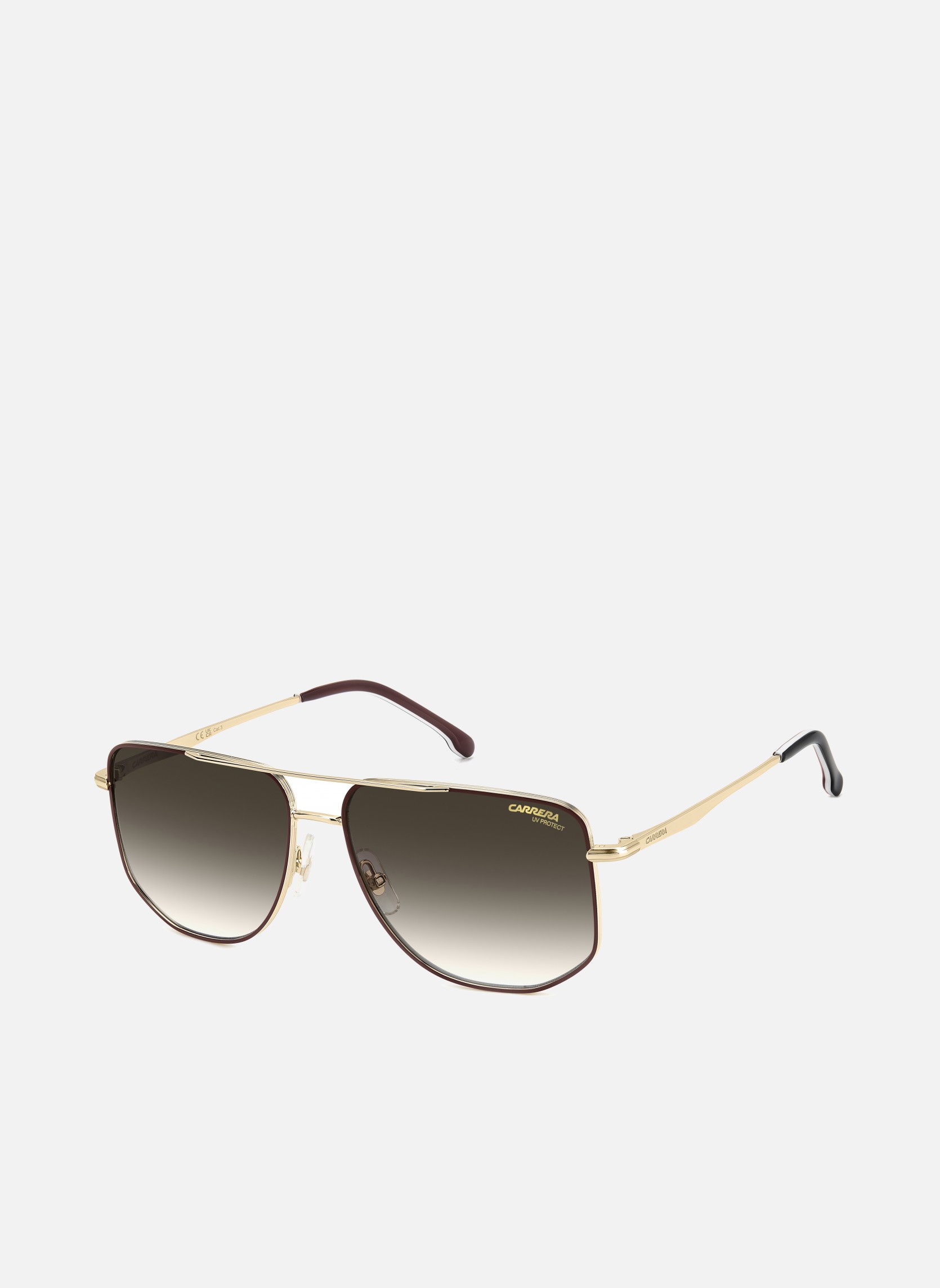 Lunettes de soleil homme or et bronze Carrera Lunettes de soleil homme or et bronze Or