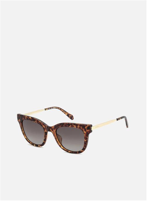 Fossil Lunettes de soleil femme marron