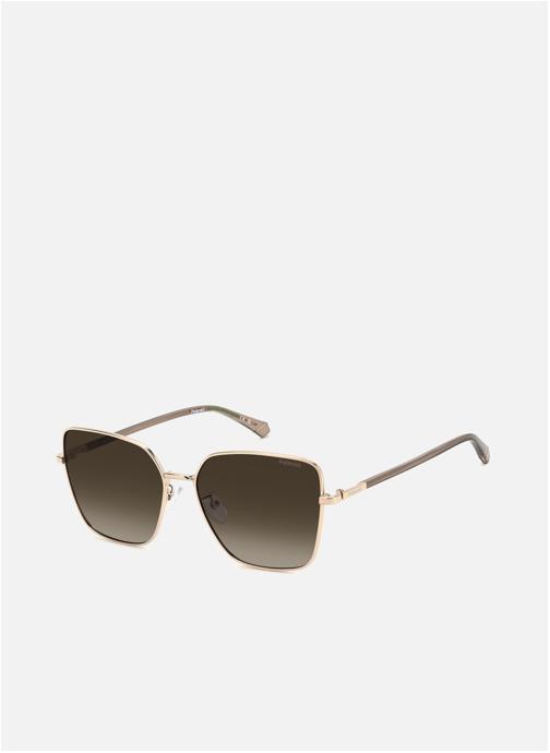Polaroid Lunettes de soleil femme or et bronze