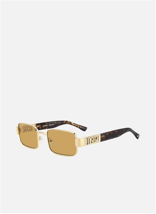 Dsquared2 Lunettes de soleil homme or et bronze