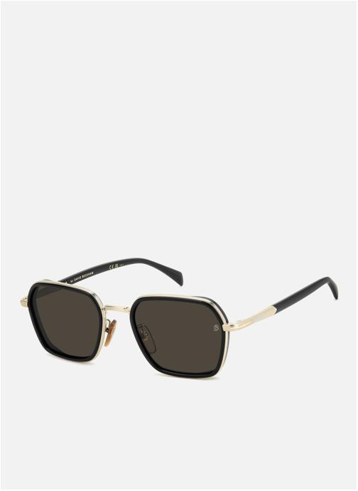 David Beckham Lunettes de soleil homme or et bronze
