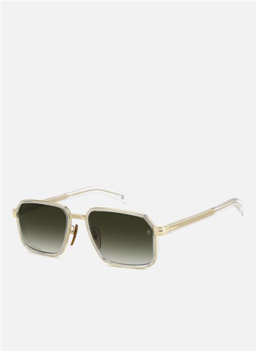 David Beckham Lunettes de soleil homme or et bronze