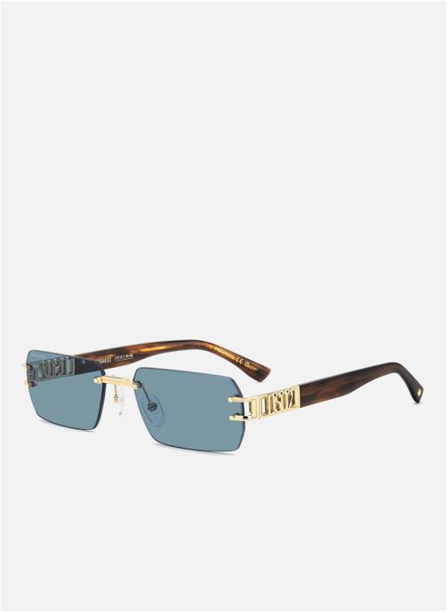 Dsquared2 Lunettes de soleil homme or et bronze