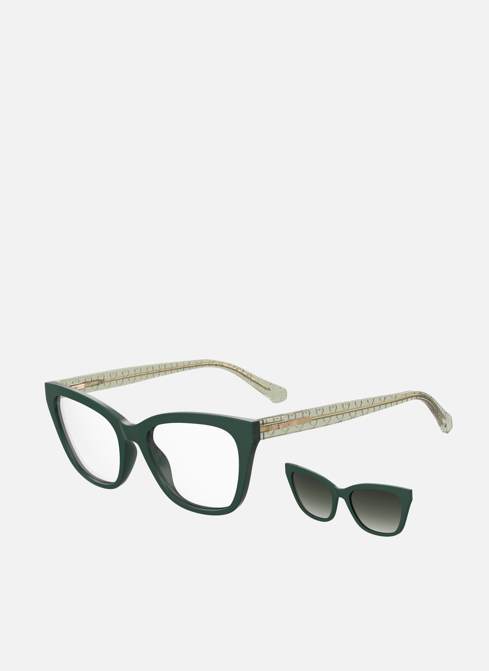 Lunettes de soleil femme vert Love Moschino Lunettes de soleil femme vert Vert
