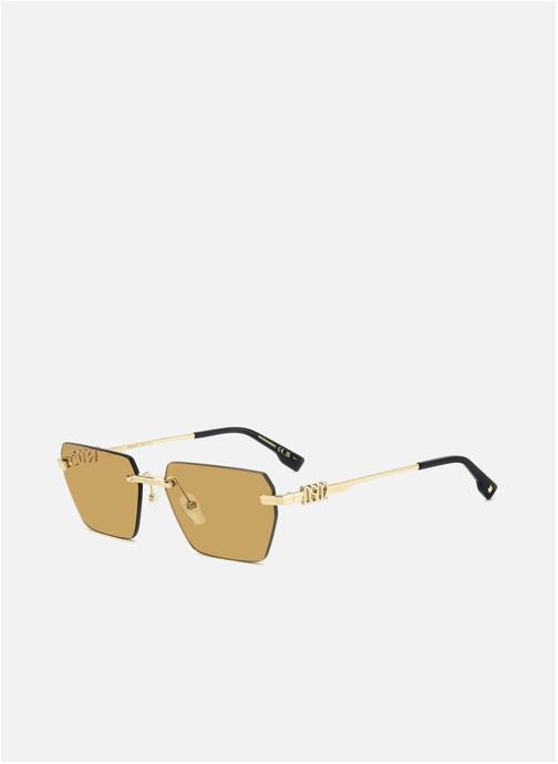 Dsquared2 Lunettes de soleil homme or et bronze