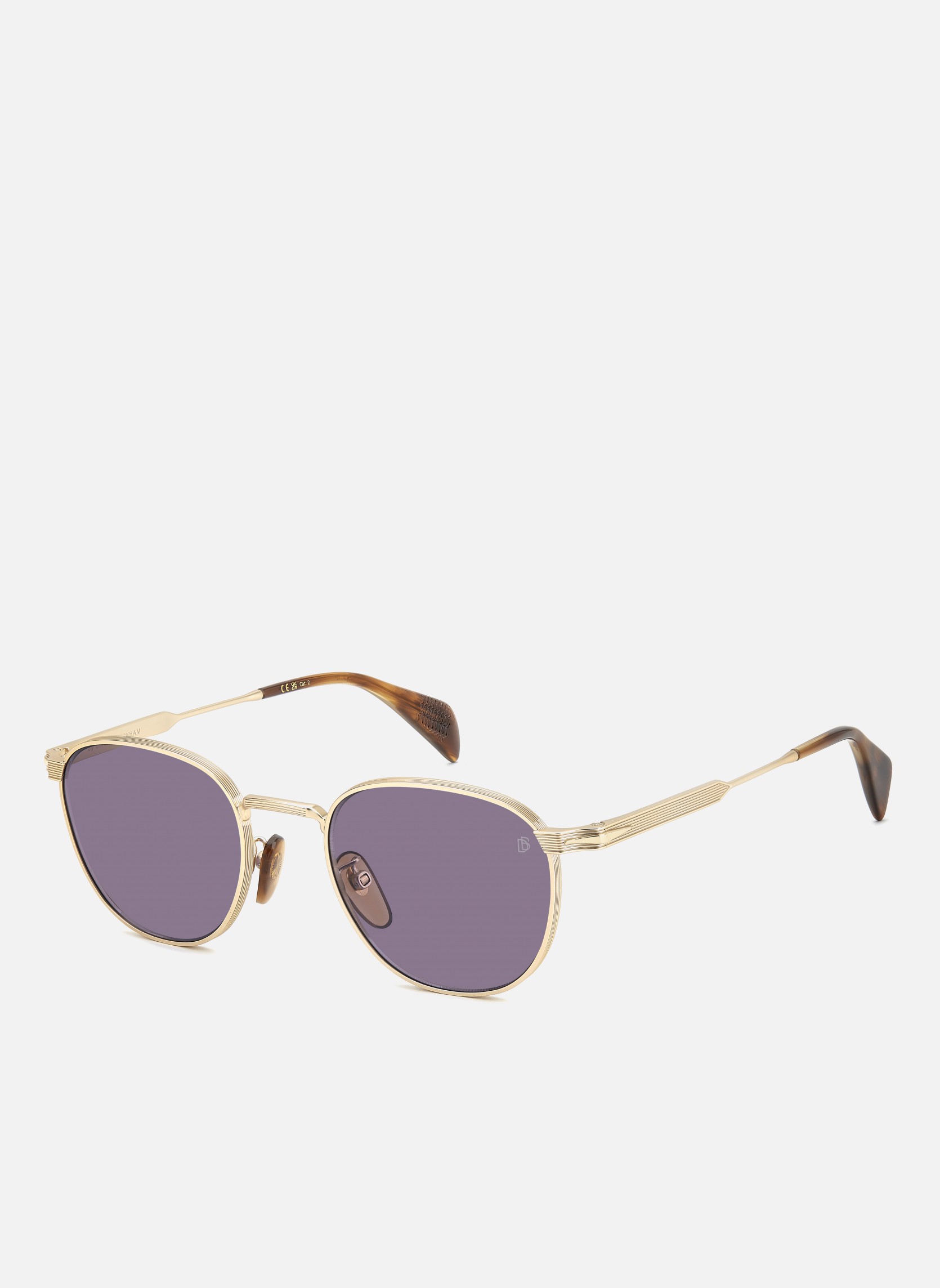 Lunettes de soleil homme or et bronze David Beckham Lunettes de soleil homme or et bronze Or