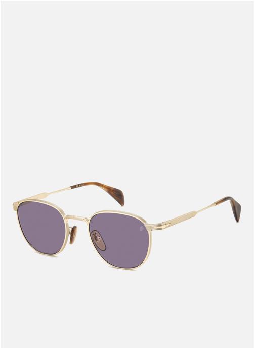 David Beckham Lunettes de soleil homme or et bronze