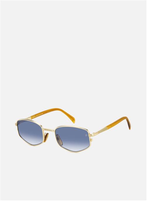 David Beckham Lunettes de soleil homme or et bronze