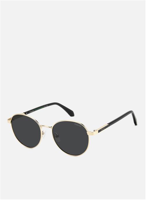 Polaroid Lunettes de soleil homme or et bronze