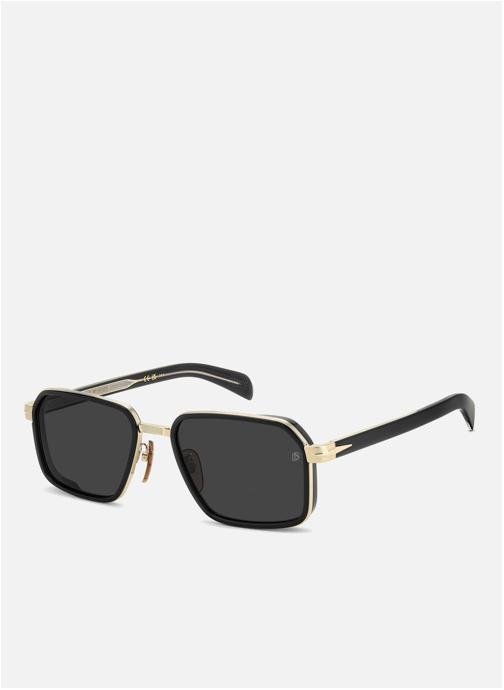 David Beckham Lunettes de soleil homme or et bronze