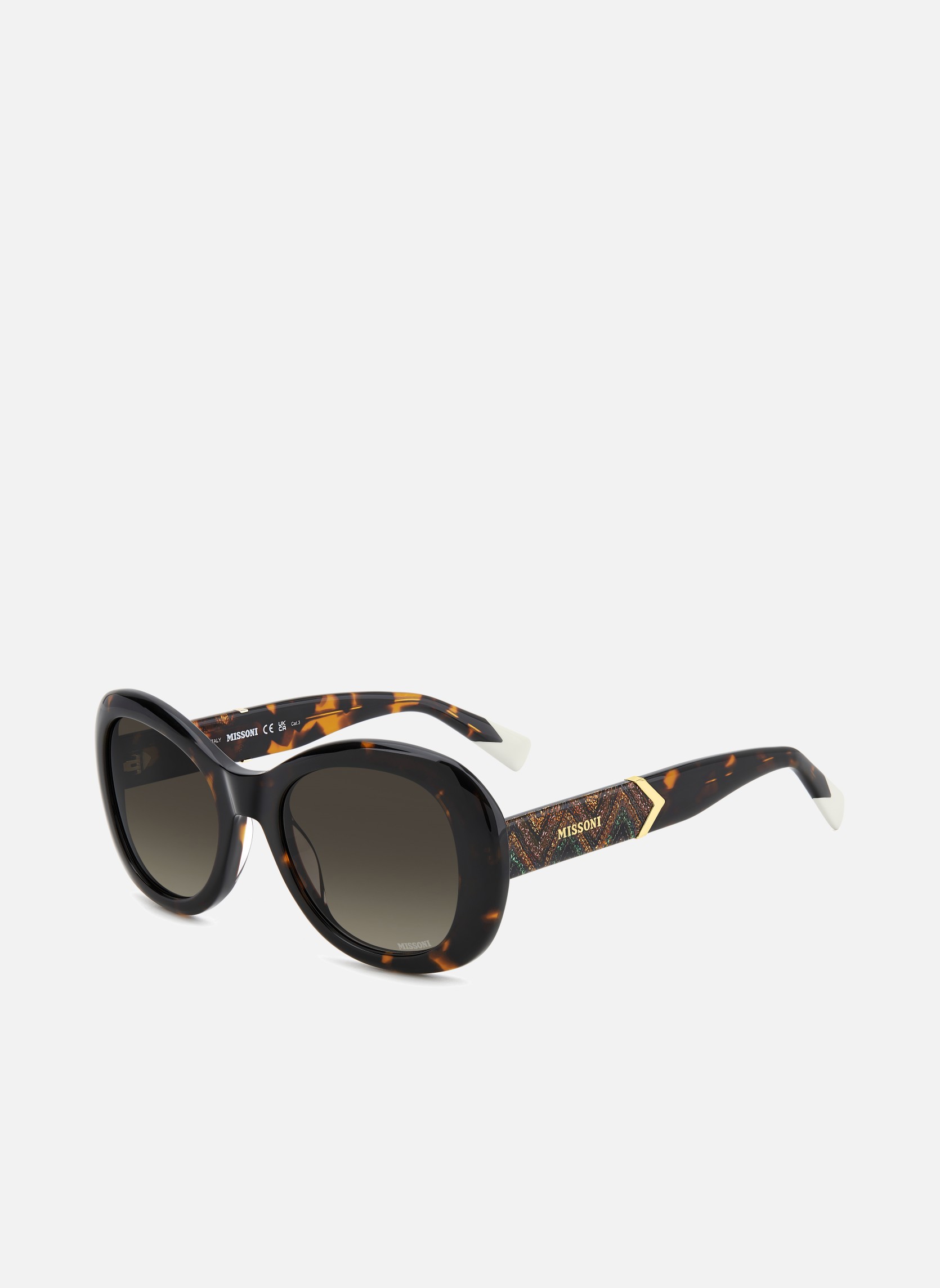 Lunettes de soleil femme marron Missoni Lunettes de soleil femme marron Marron
